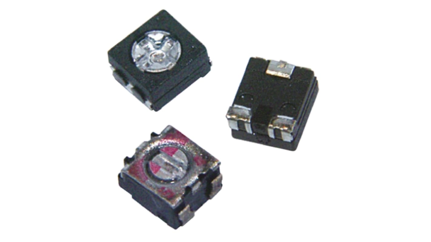 TE Connectivity 3203 1-Gang SMD Trimmer-Potentiometer, Einstellung von oben, 1kΩ, ±20%, 0.05W, Flachstecker, L. 3.4mm