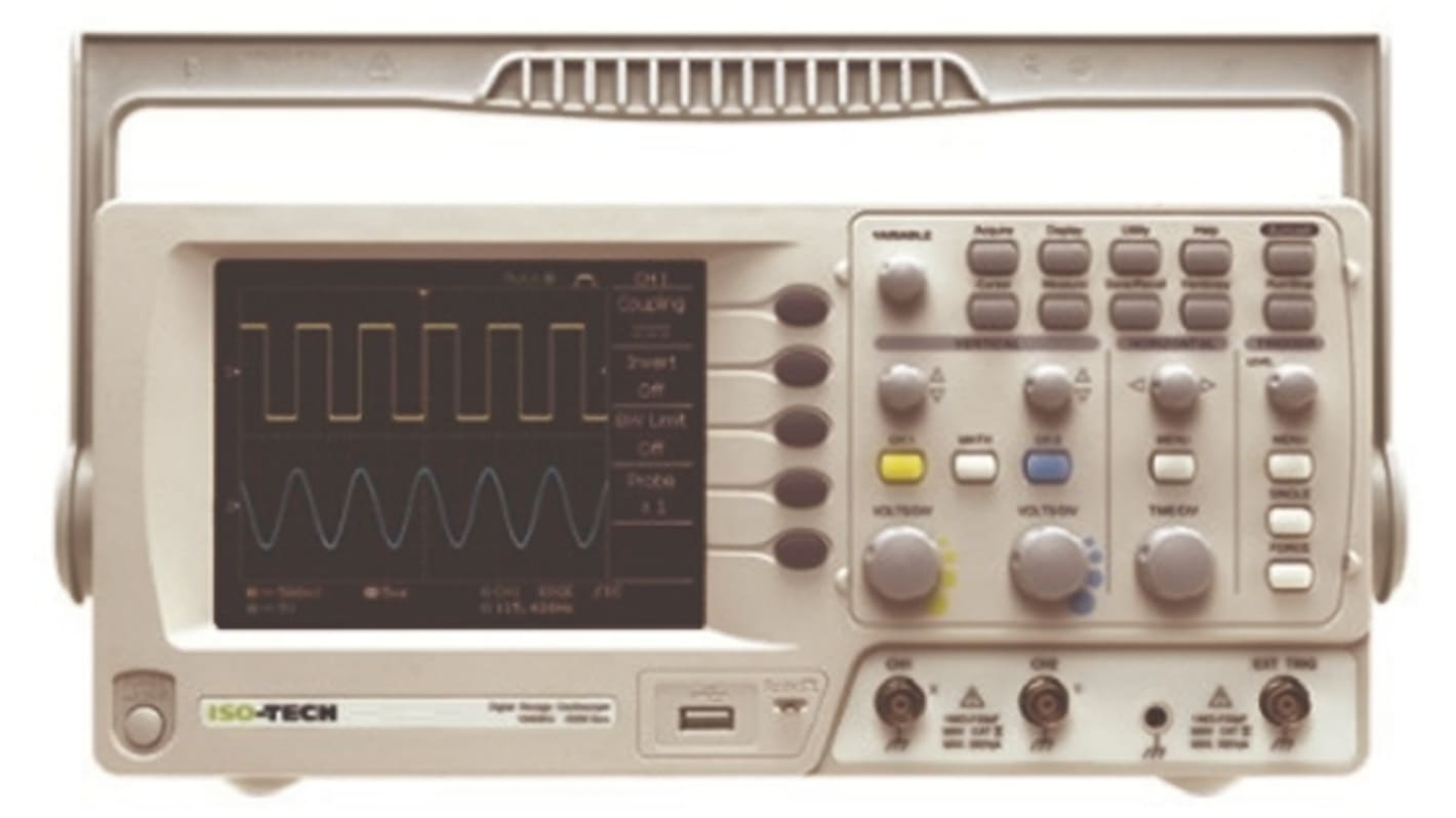 Oscilloscopio RS PRO IDS6152A-U, 2 ch. analogici, 150MHz Cert. SIT