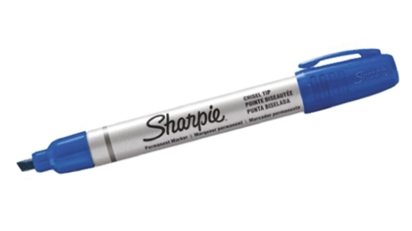 Sharpie Kék Alkoholos filctoll közepes, Ék hegyű, 4mm