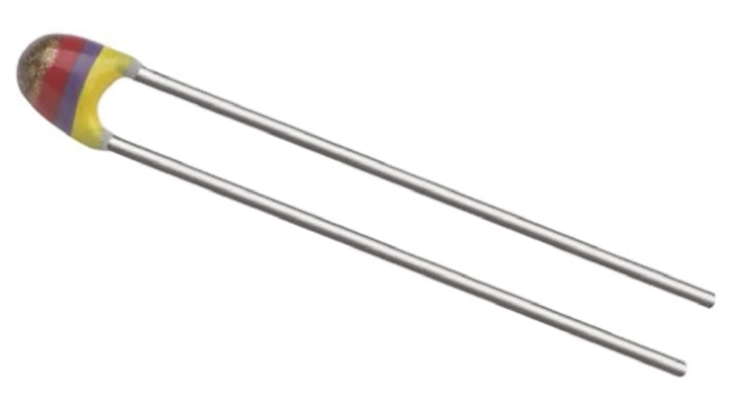 Vishay NTCLE100E3 Thermistor, NTC, 2.2kΩ, 15s, Toleranz ±5%, 500mW, 3.3 x 3 x 9mm