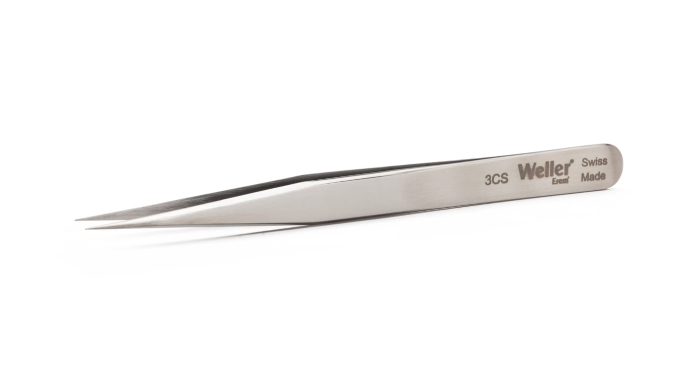 Brucelles Weller Erem pointe Pointue en  en inox, L. 110 mm