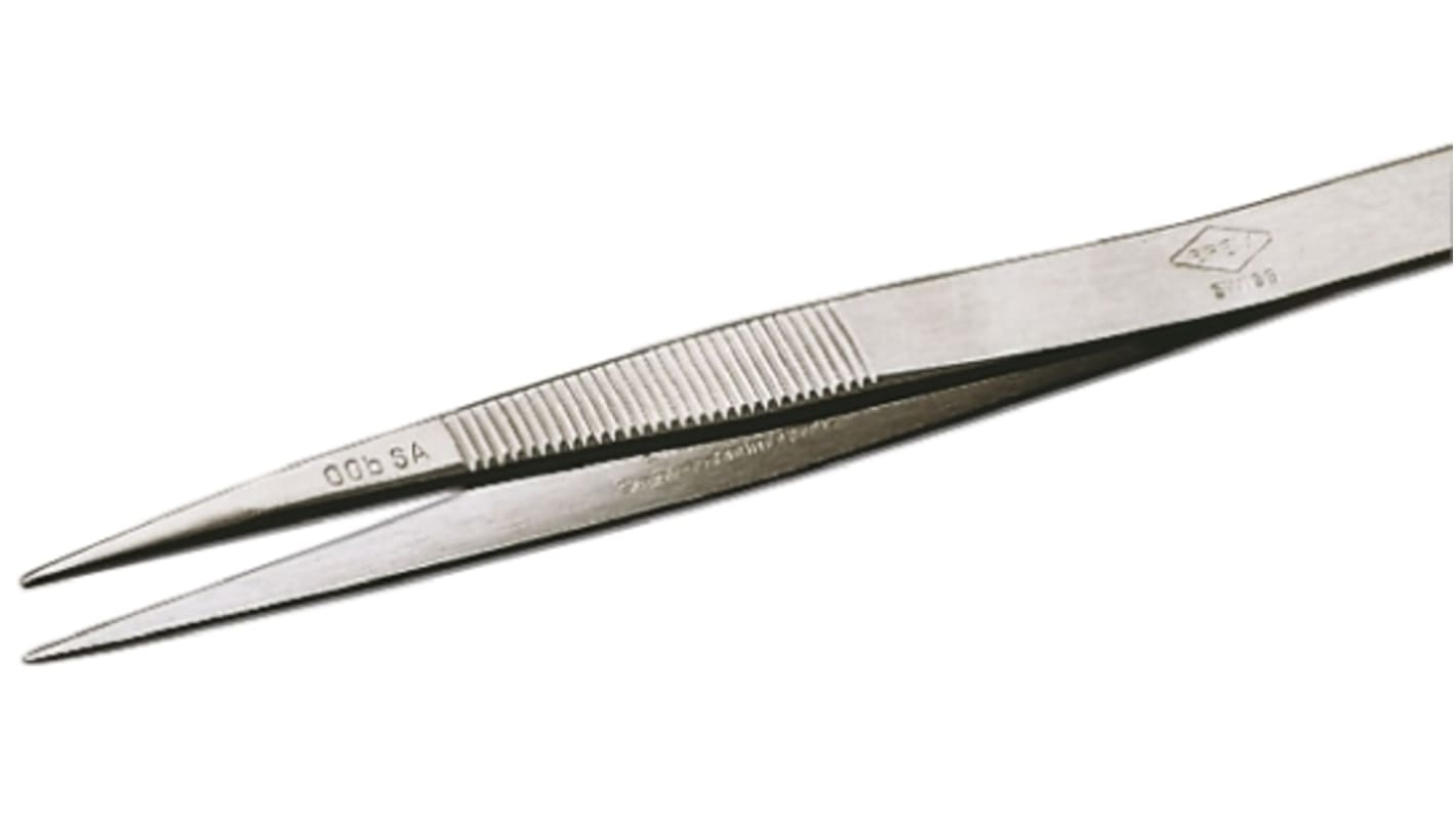 Pinzette Weller Erem in Acciaio inox, 120 mm mm, becco Appuntito, anti-magnetiche