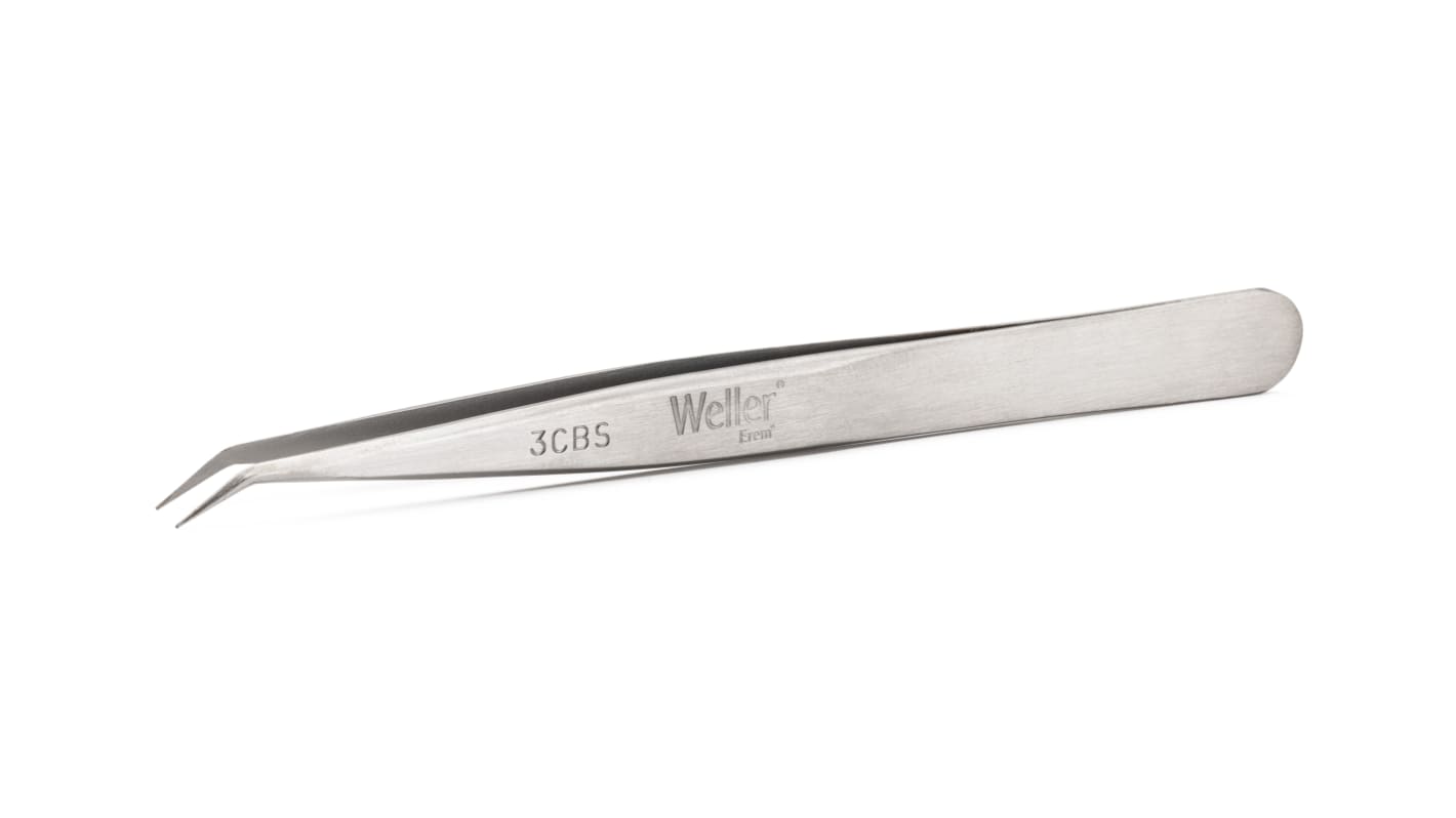 Weller Erem csipeszek 110 mm, Rozsdamentes acél, szerszámcsúcs: Hegyes