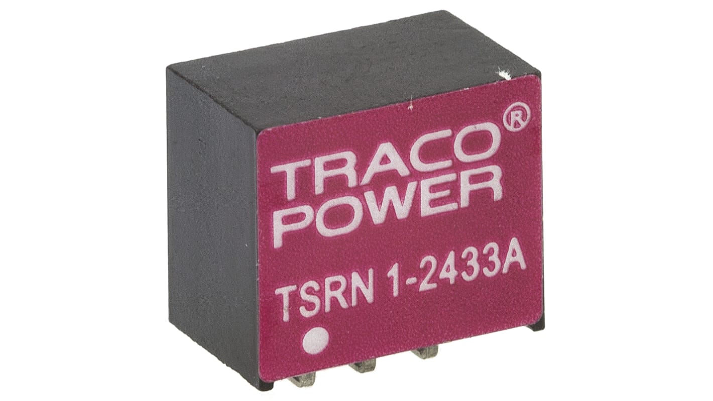 Régulateur de commutation TRACOPOWER, TSRN 1, entrée 4.6 → 32 V dc, 4.6 → 42 V dc, sortie ±3.3V c.c., 1