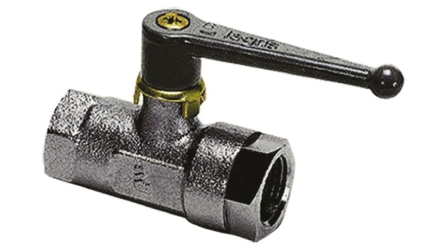 Legris Nickel Plated Brass, Process Ball Valve, G 3/4in