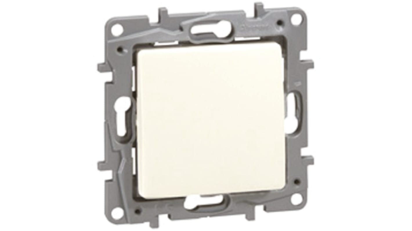 Interrupteur Croisé Encastré DELPHI UP - Cadre Blanc - Pour éclairage