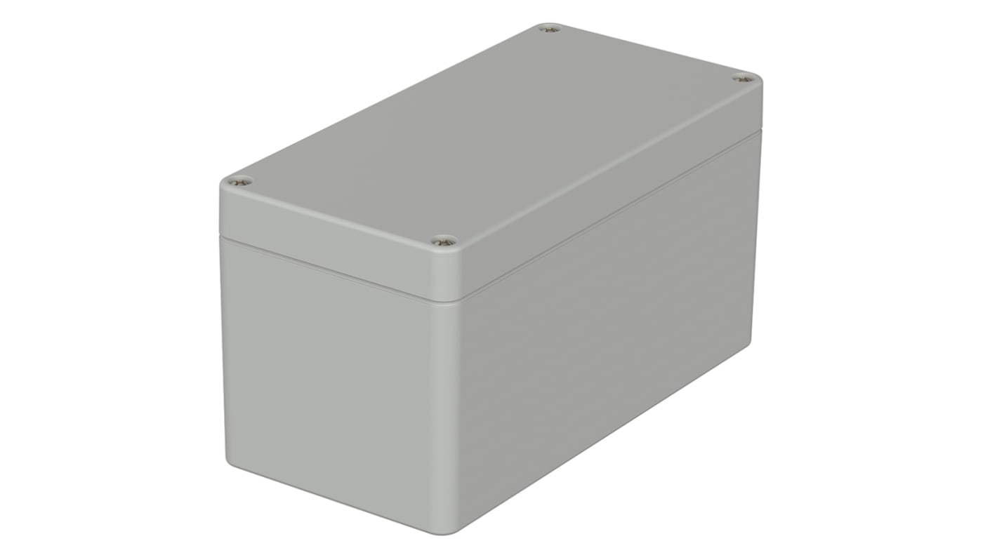 Bopla Euromas Series Light Grey Polycarbonate V0 Enclosure, IP66, IK07, Light Grey Lid, 160 x 80 x 85mm