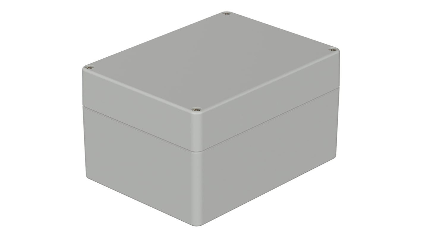 Bopla Euromas Series Light Grey Polycarbonate V0 Enclosure, IP66, IK07, Light Grey Lid, 160 x 120 x 90mm