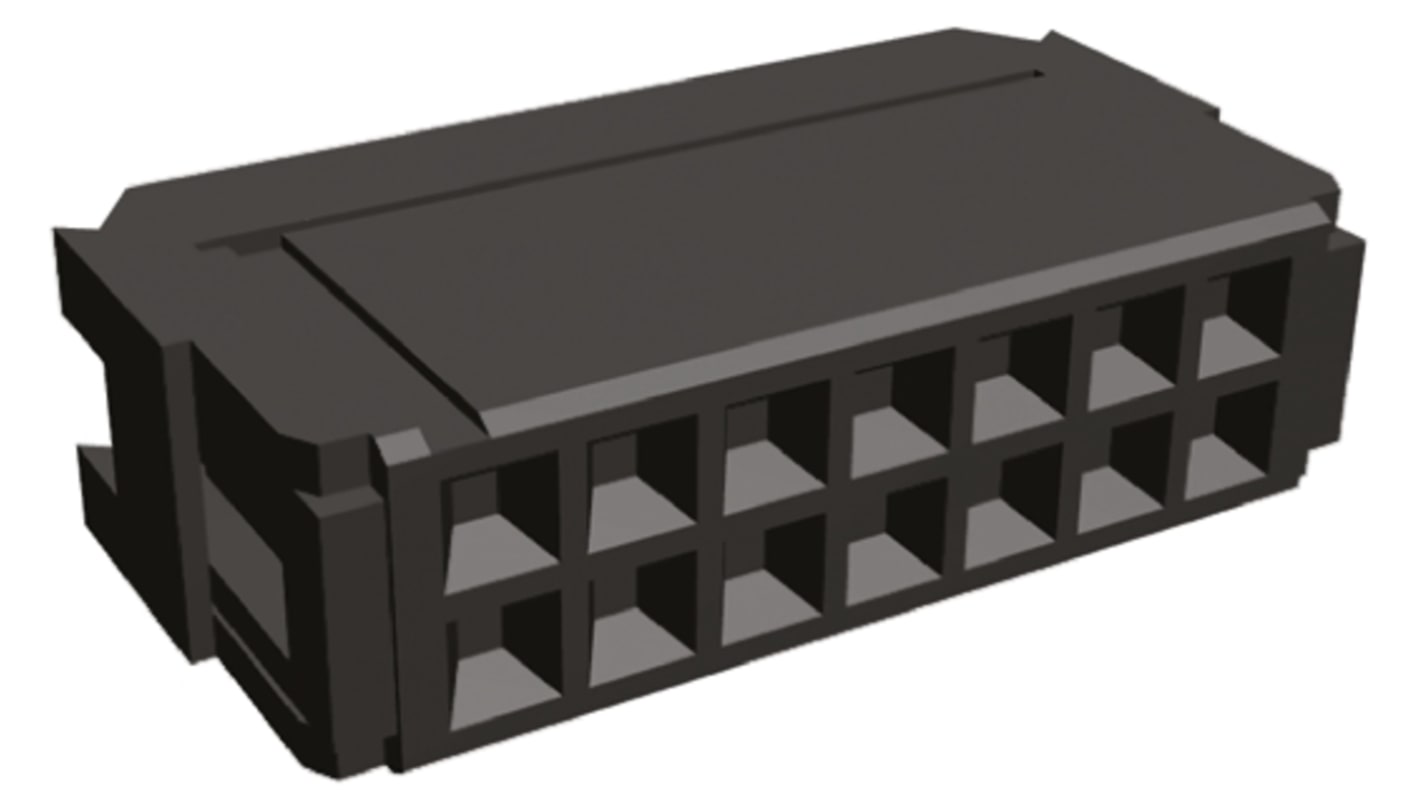 TE Connectivity 14-Way IDC Connector Socket for Cable Mount, 2-Row