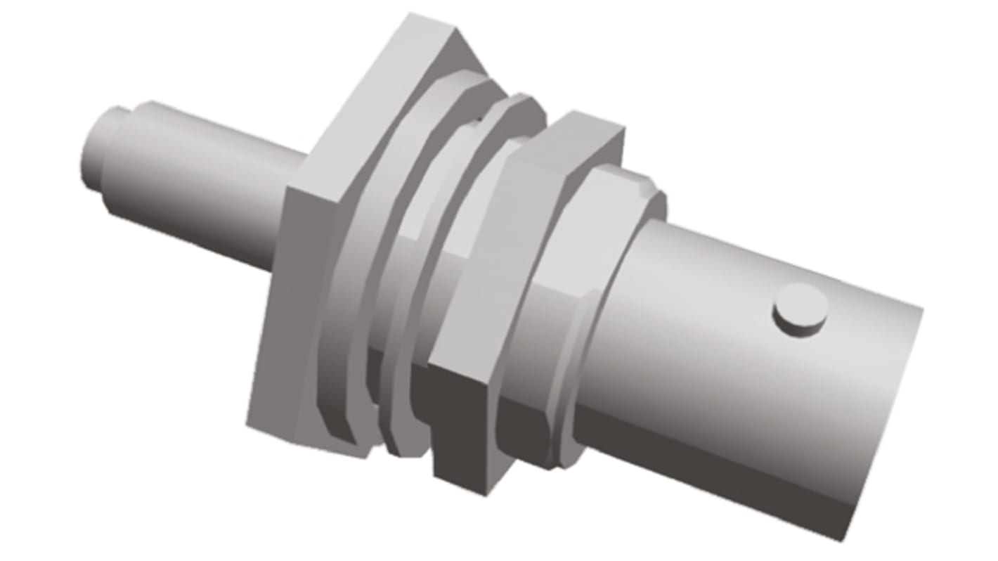 TE Connectivity Buchse Koaxialsteckverbinder BNC-Steckverbinder, Tafelmontage, Crimp-Anschluss, 75Ω, Standard mit