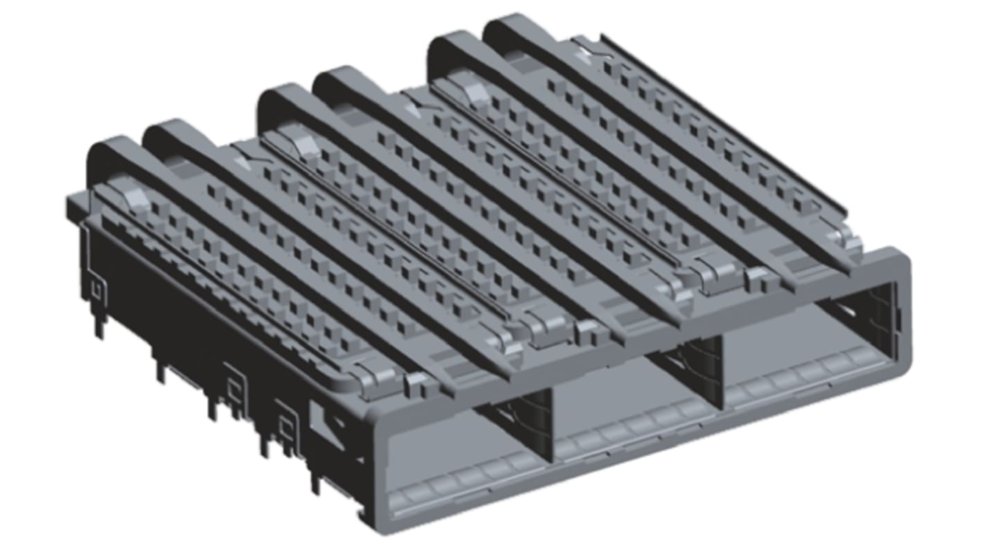 Cage QSFP+ TE Connectivity, Assemblage de cage avec dissipateur thermique, série QSFP