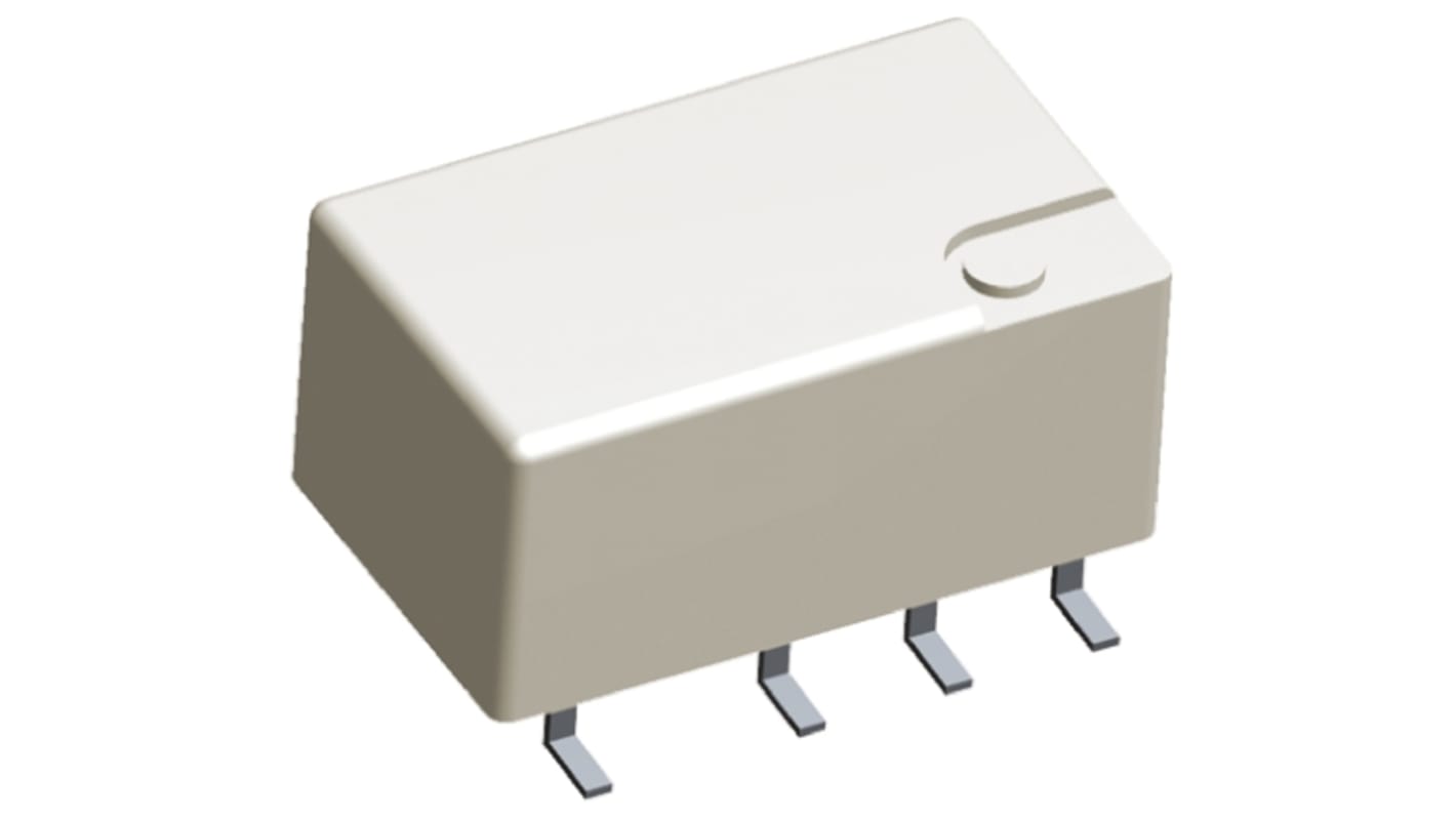 TE Connectivity PCB Mount Signal Relay, 12V dc Coil, 2A Switching Current, DPDT