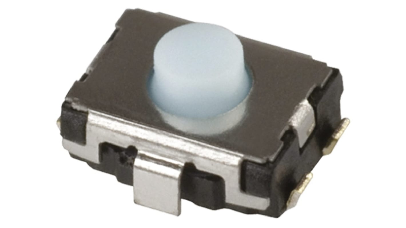 Panasonic Taster SPST, SMD 20 mA Tastend 2.5mm Druckplatte Blau