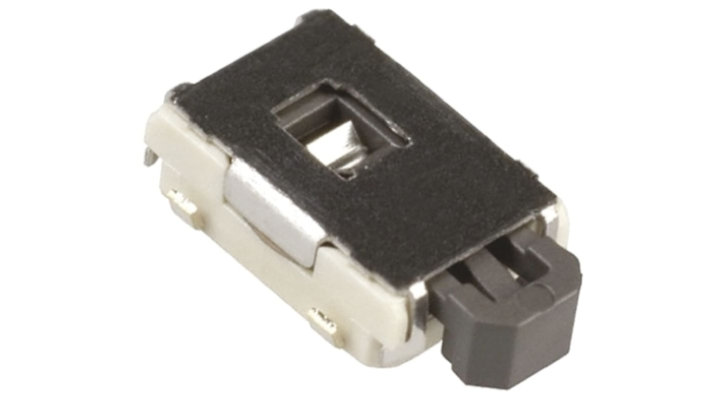 Panasonic Black Push Plate Tactile Switch, SPST 50 mA @ 12 V dc 1.8mm