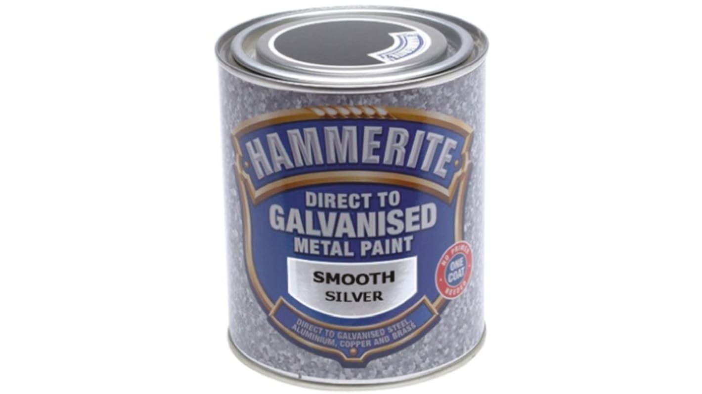 Hammerite Metal Paint in Smooth Silver 5L