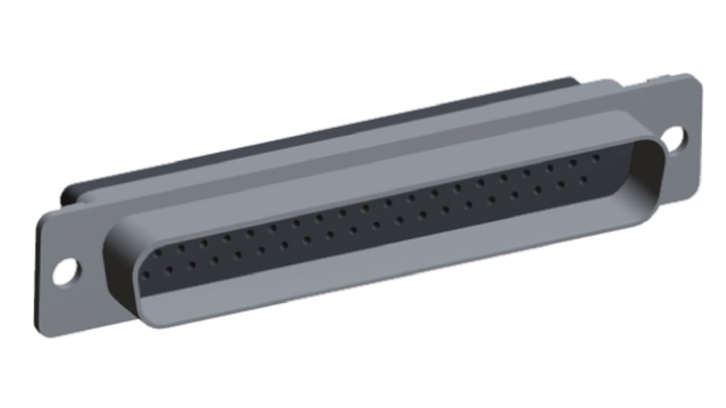 TE Connectivity Amplimite HDP-22 62 Way Cable Mount D-sub Connector Plug