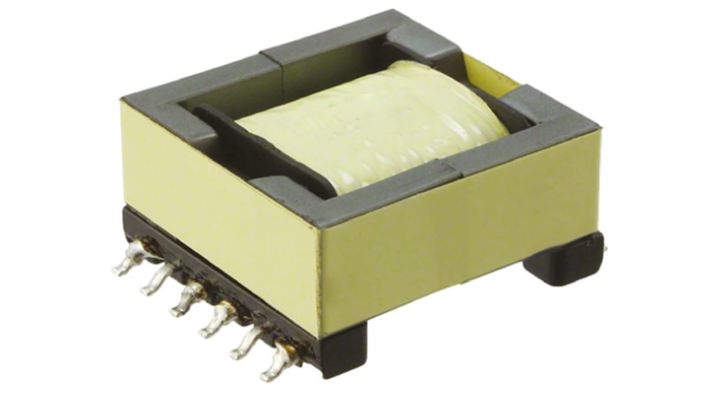 Wurth Elektronik Surface Mount Pulse Transformer 1:2.5 Turns Ratio, 37μH Prim. Inductance, 0.038Ω Prim. Resistance