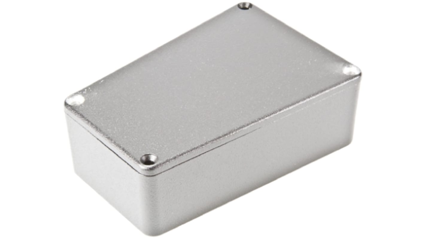 Hammond 1590 Series Black Die Cast Aluminium Enclosure, IP54, Black Lid, 112 x 61.5 x 39.2mm