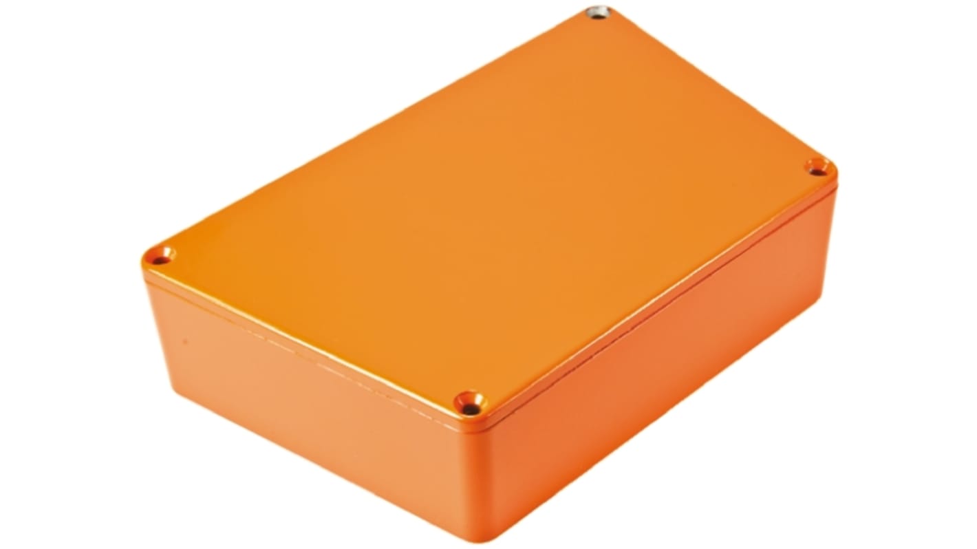 Hammond 1590 Aluminium Gehäuse 1590 Orange Außenmaß 95 x 121.8 x 39mm IP54