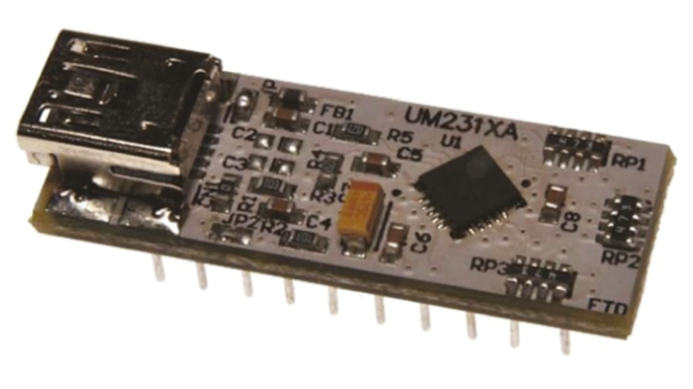 Kommunikáció és vezeték nélküli fejlesztőeszköz, UMFT231XA-01, Fejlesztőmodul, USB - UART,; Kiértékelő készlet