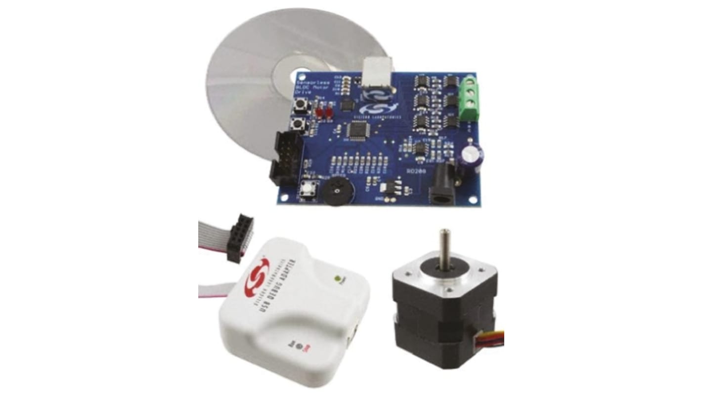 Kit de desarrollo Silicon Labs Sensorless BLDC - SLBLDC-MTR-RD