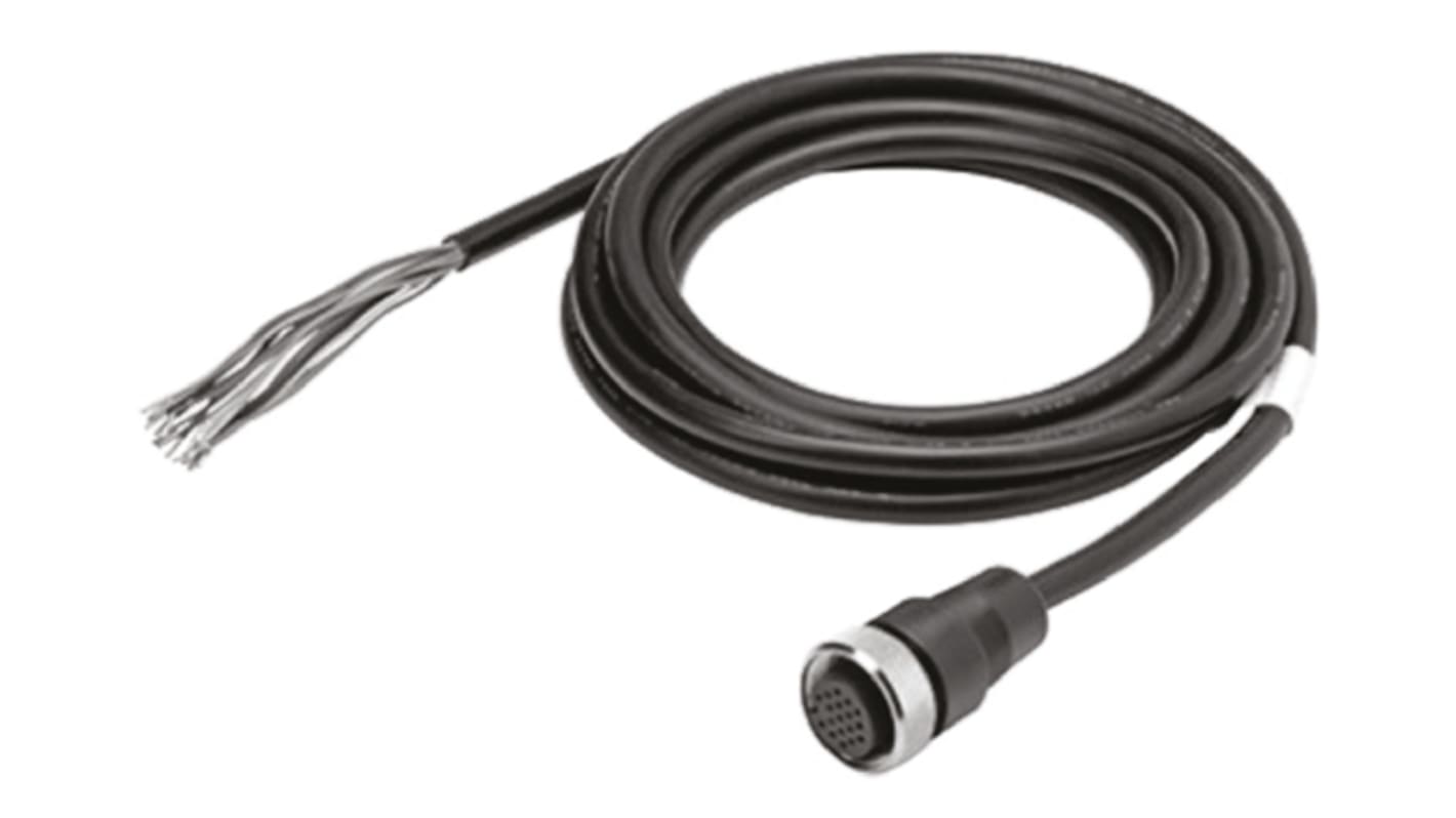 Power Cable OS32C-CBL-10M, pro použití s: Laserový skener OS32C Omron Odlévaný hliník 10m