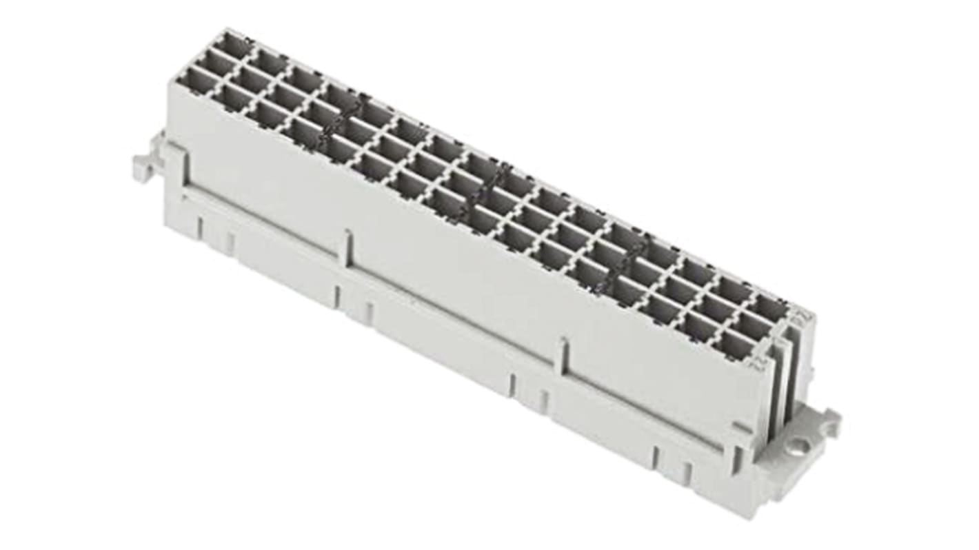 Connecteur DIN 41612 Harting série DIN 41612, 48 contacts Femelle, Droit, entraxe 5.08mm