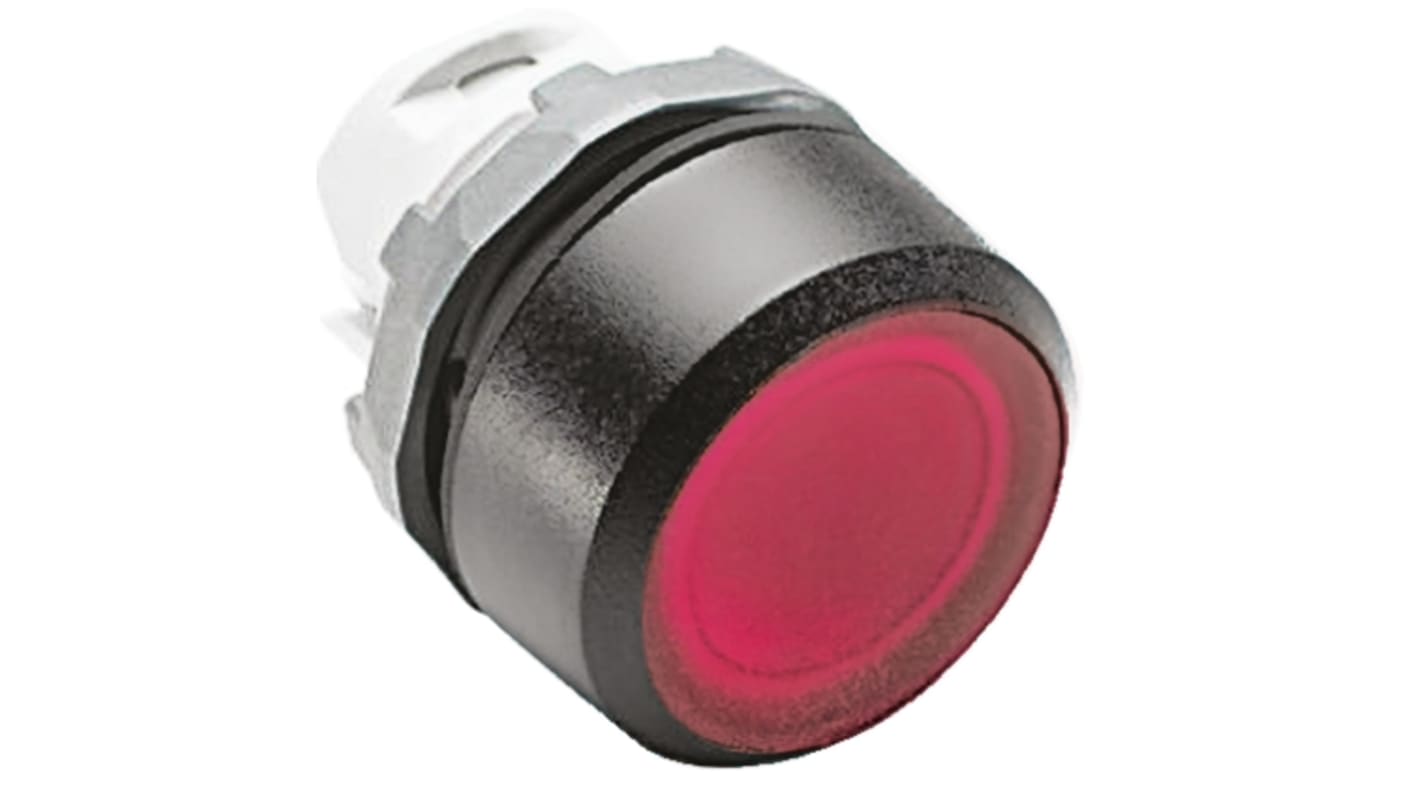 Tête de bouton poussoir ABB, ABB Modular Rouge, Ø découpe 22mm, Momentané