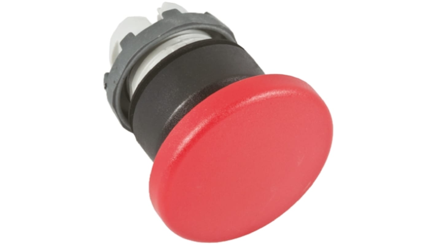 Tête de bouton poussoir ABB, ABB Modular Rouge, Ø découpe 22mm, Momentané