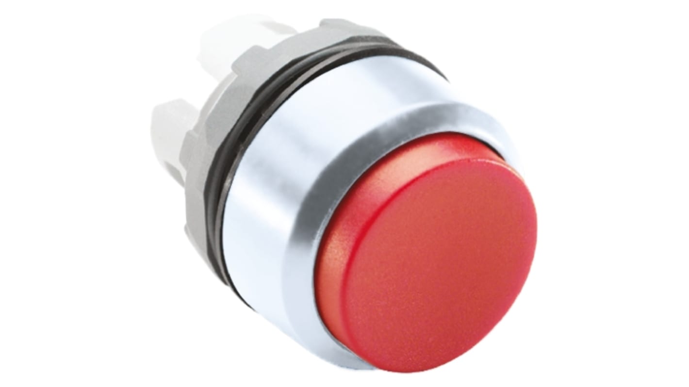 Tête de bouton poussoir ABB, ABB Modular Rouge, Ø découpe 22mm, Momentané