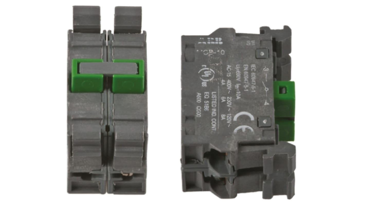 ABB ABB Modular Series Contact Block, 2NO