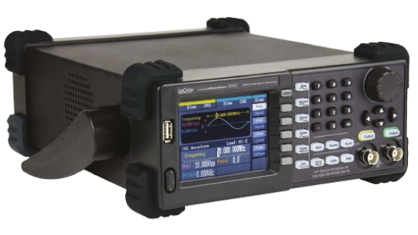 Teledyne LeCroy Hullámforma generátor WAVESTATION 2052, 14 bit, BNC, 3,5"-es TFT-LCD, 320 x 240 Moduláció be, indító