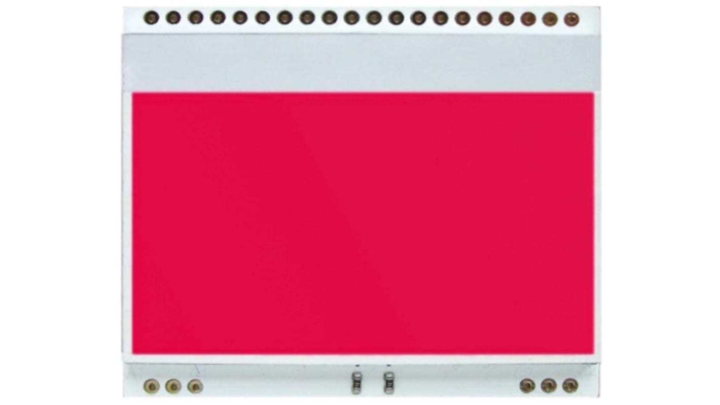 Display retroilluminato LED Display Visions Rosso, 40 pin, 51 x 68mm