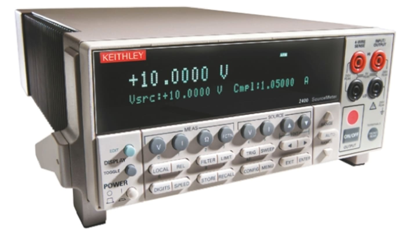 Keithley 2400 Series Source Meter, ±200 mV → ±100 V, 1-Channel, ±10 μA → ±10 A, 1000 W Output