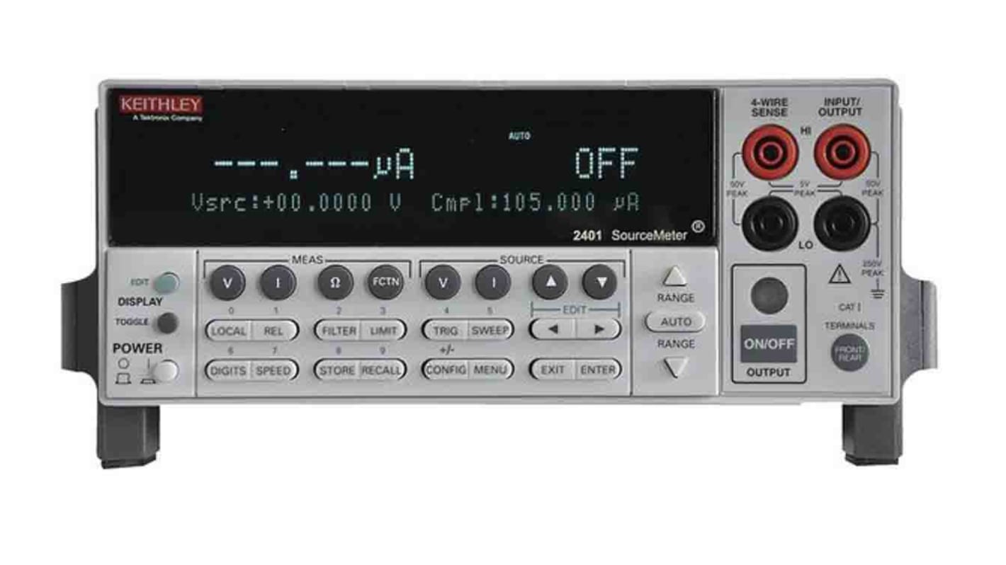 Keithley 2400 Series Source Meter, ±200 mV → ±20 V, 1-Channel, ±1 μA → ±1 A, 20 W Output