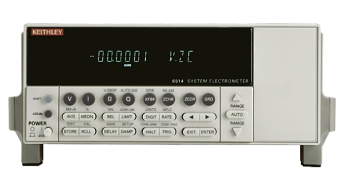 Électromètre 6514/E Keithley de table 20mA c.a., Etalonné RS