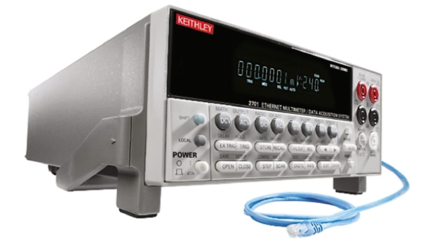 Keithley 2701/E Bench Digital Multimeter, True RMS, 3A ac Max, 3A dc Max, 750V ac Max - RS Calibrated