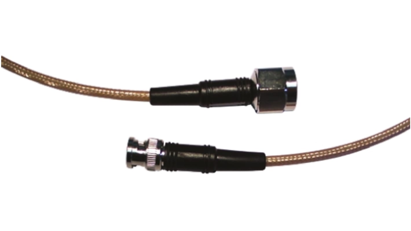 Cable coaxial RG142 Atem, con. A: BNC, con. B: Tipo N