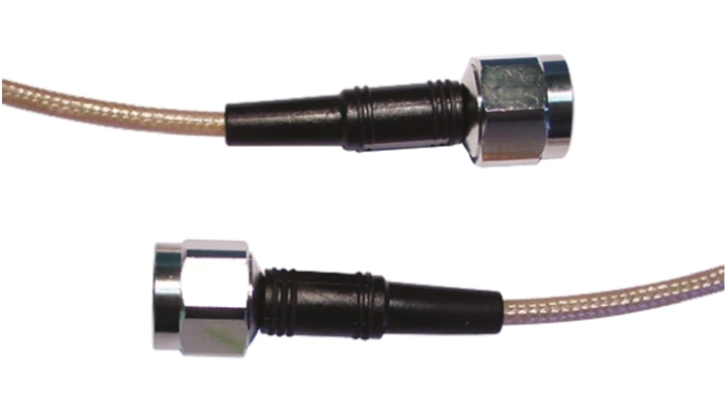 Atem Male N Type to Male N Type Coaxial Cable, 1m, RG142B Coaxial, Terminated