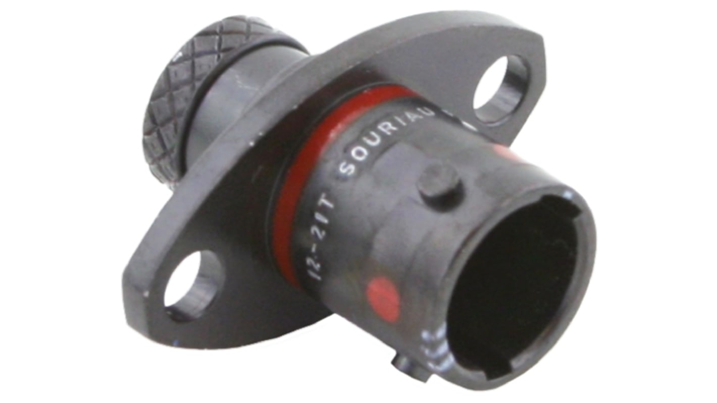 Souriau Circular Connector, 3 Contacts, Panel Mount, Socket, Male, IP67, 8STA Series