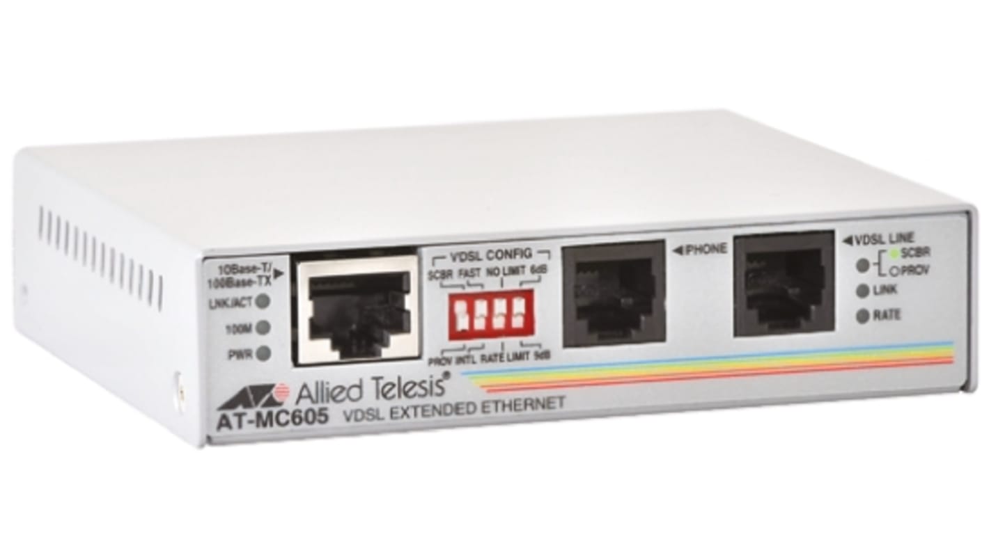Switch Ethernet Allied Telesis, 10/100Mbit/s, 3 porte, Montaggio rack