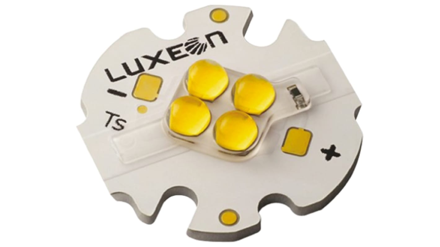 Matriz circular de LED Lumileds LUXEON K de 4 leds, Blanco (3000K), 370 lm