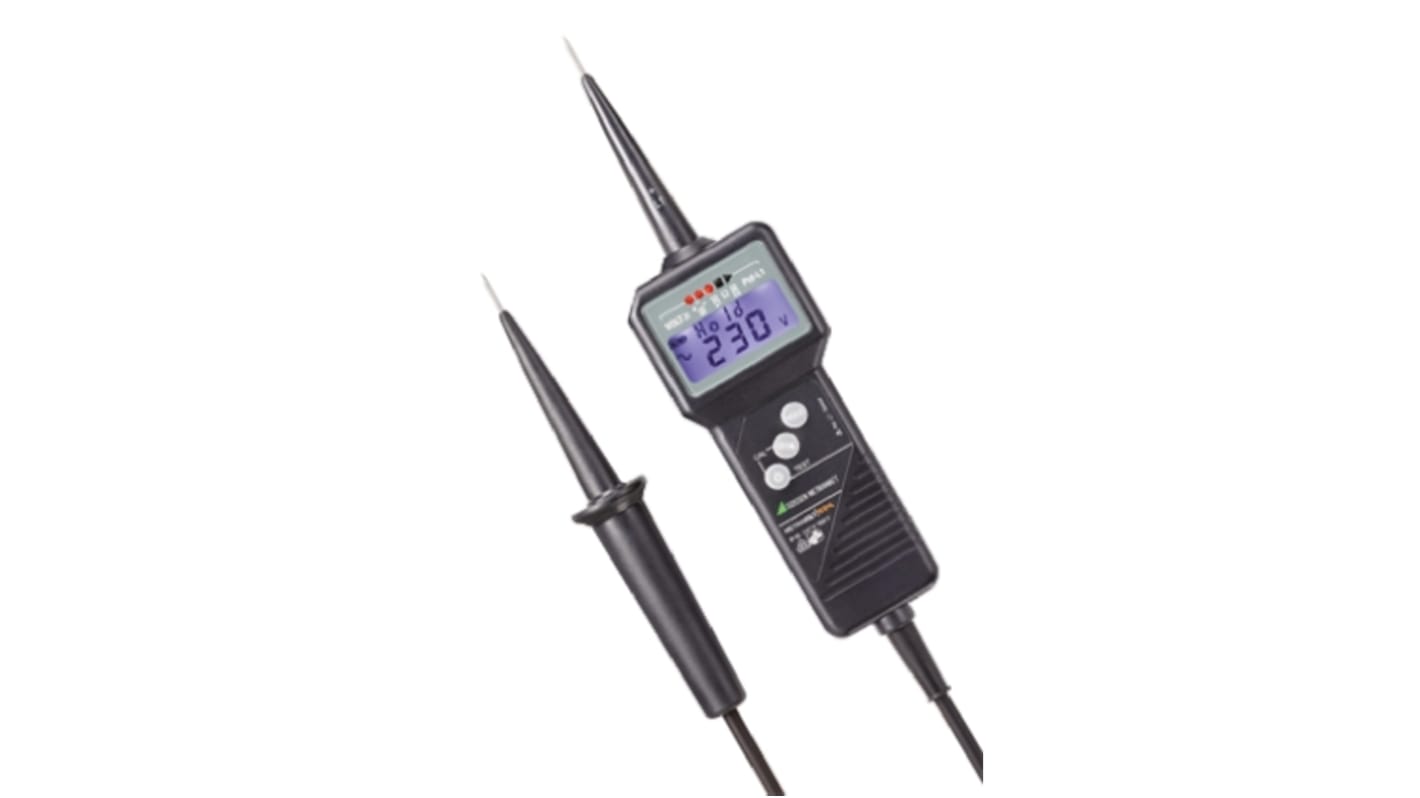 Tester di tensione Gossen Metrawatt, display LCD, 1000 V ac, 1500V cc, IP65