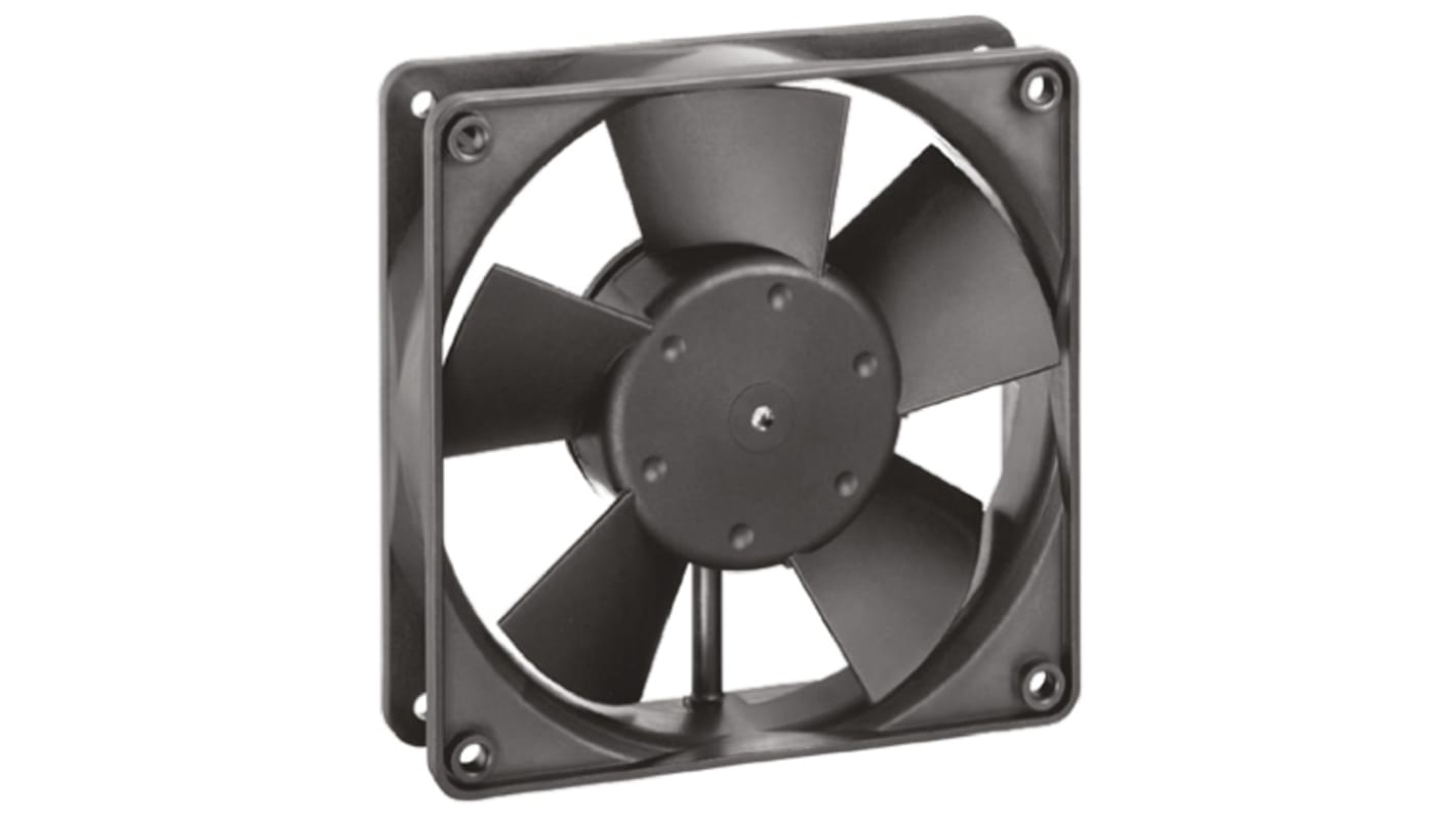 ebm-papst 4300 Series Axial Fan, 12 V dc, DC Operation, 95m³/h, 1.2W, 119 x 119 x 32mm