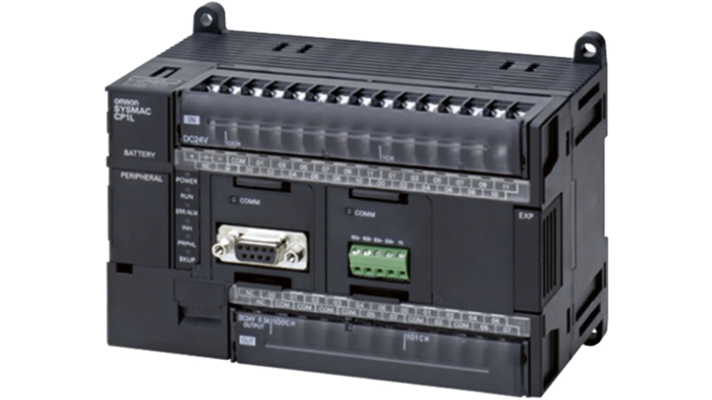 Omron CP1L Series PLC CPU for Use with SYSMAC CP1L Series, Transistor Output, 6-Input, DC Input