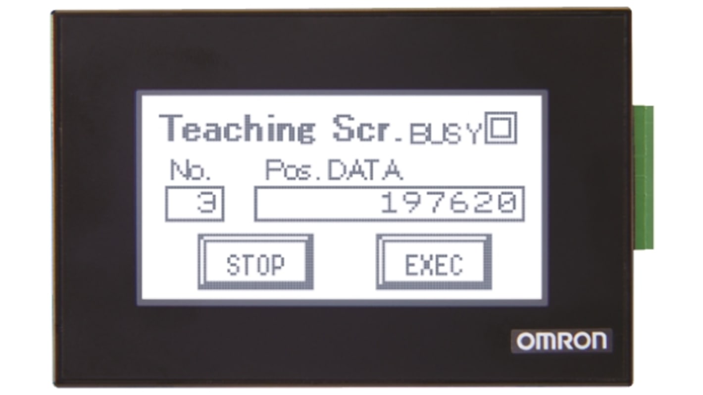 Omron 3,1 tommer STN Touchscreen HMI, NV3W, 128 x 64pixels, 110 x 82 x 28 mm