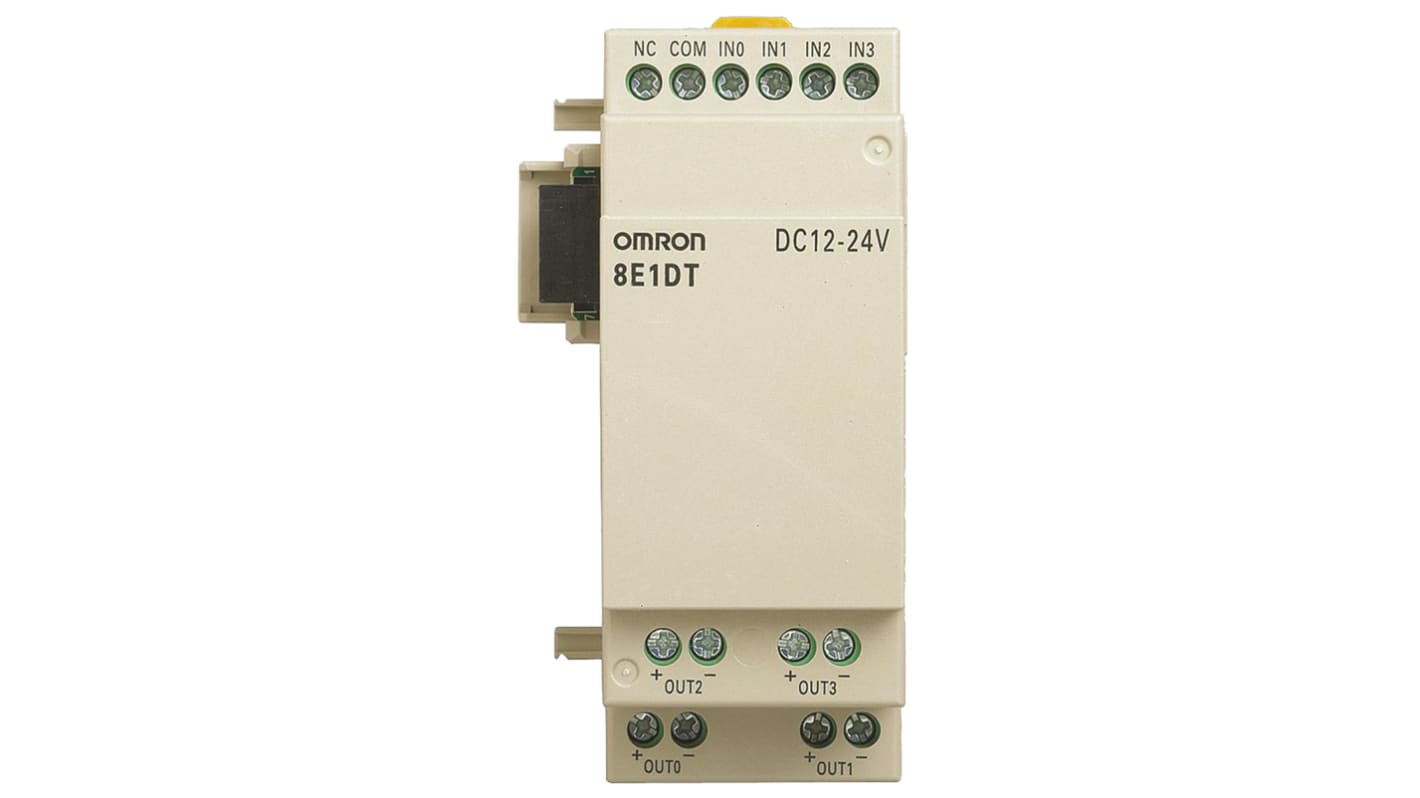 Omron I/O modul ZEN, DIN-sín, 12 → 24 V DC