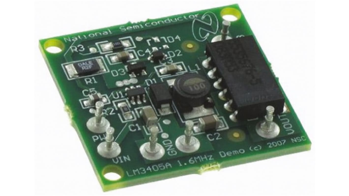 Texas Instruments LM3405AEVAL/NOPB, 1.6MHz 1A Buck LED Driver Demonstration Board