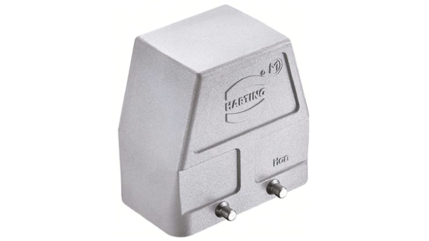 Carcasa para conector industrial con entrada lateral HARTING serie Han EMC tamaño 10 B, con rosca M32 x 1.5
