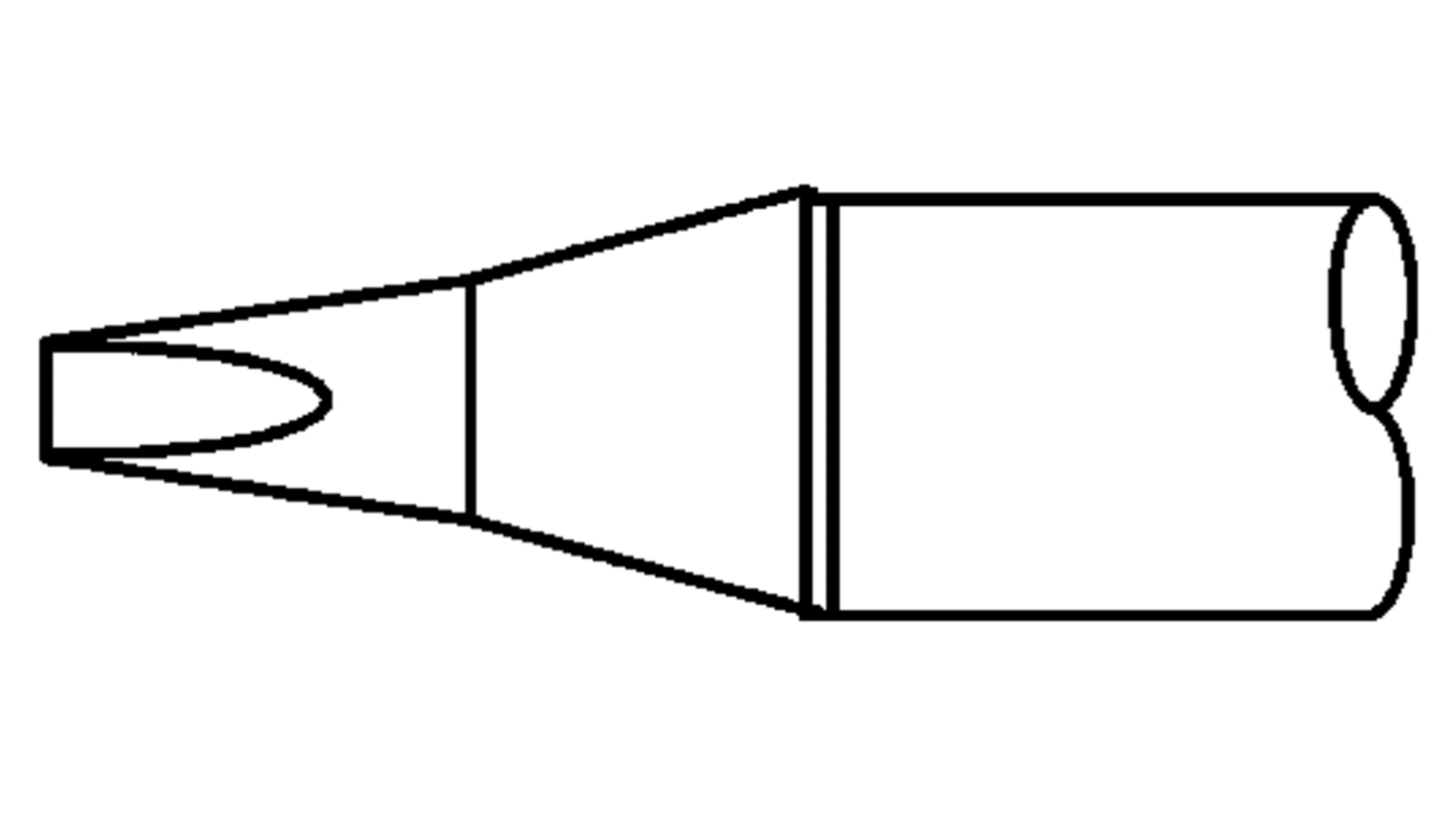 Panne de fer à souder SxP Metcal, Ciseau, série SCP, 1.5 mm, pour MFR-H1-SC2